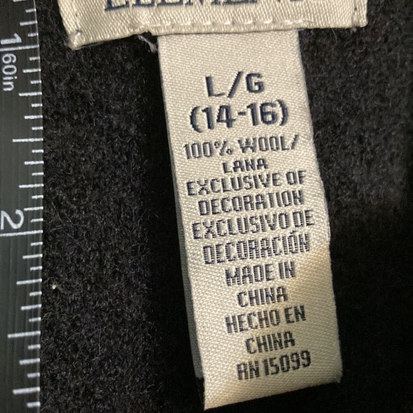 Classic elements 100% wool (Lana ) button up coat size XL - Picture 12 of 12